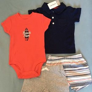 New Carter’s Short Sets